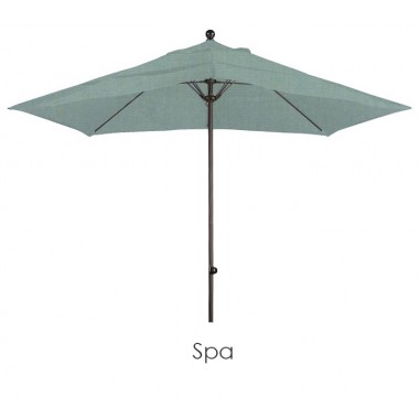 California Umbrella 11' Fiberglass Market Umbrella EasyLift No Crank No Tilt Bronze