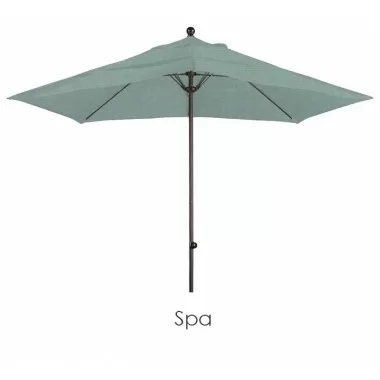 California Umbrella 11' Fiberglass Market Umbrella EasyLift No Crank No Tilt Bronze