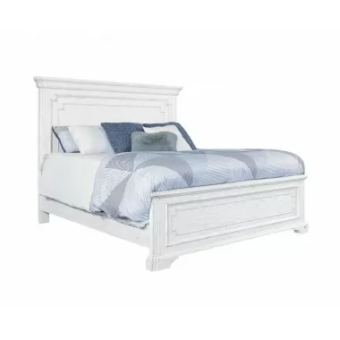Alpine Furniture Clara Queen Panel Bed - Angled