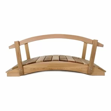 All Things Cedar 4' Garden Bridge & Side Rails