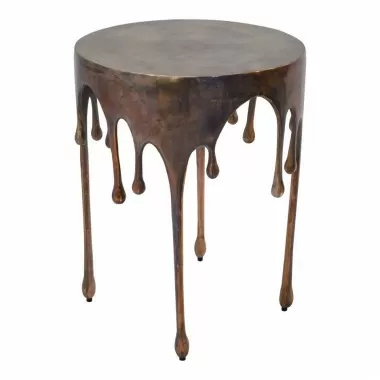 Moe's Home Collection Copperworks Accent Table - Front Angle