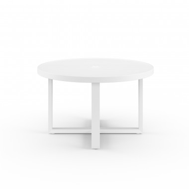 Sunset West Newport 50'' Round Dining Table - Front Angle