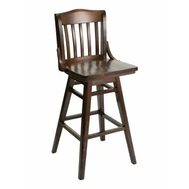 European 43" Beech Wood Barstool - FLS-02B SW