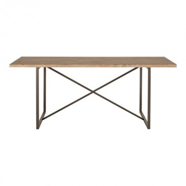 Moe's Home Collection Sierra Dining Table - Natural - Front Side Angle