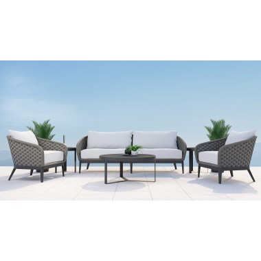 Marbella Sofa in Echo Ash, No Welt - Lifestyle