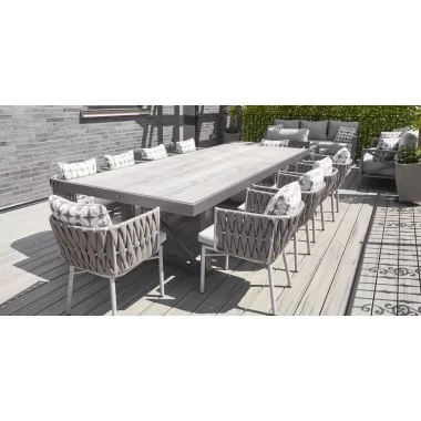 Source Furniture Contemporary Square X Style Dining Table Base Set