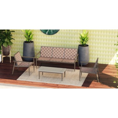 Source Furniture Danish Aluminum Square Dining Table