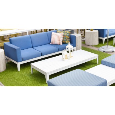Source Furniture South Beach Small Rectangular Coffee Table Set