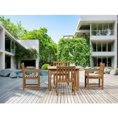 Anderson Teak Montage Braxton 5- Pices Dining Set B 1