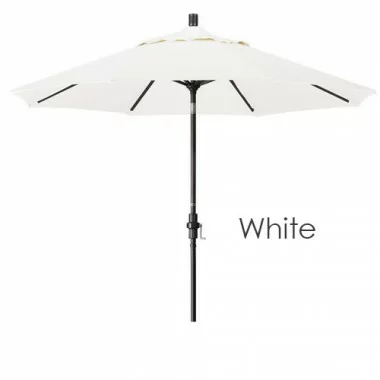 California Umbrella 9' Aluminum Market Umbrella Collar Tilt - Bronze - Olefin