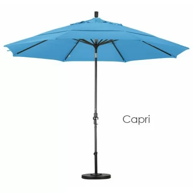 California Umbrella 11' Aluminum Market Umbrella Collar Tilt DV Bronze - Pacifica