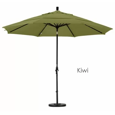 California Umbrella 11' Aluminum Market Umbrella Collar Tilt Matted White - Olefin