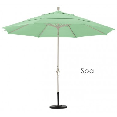 California Umbrella 11' Aluminum Market Umbrella Collar Tilt DV Sand - Pacifica