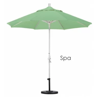 California Umbrella 11' Aluminum Market Umbrella Collar Tilt DV Bronze - Sunbrella