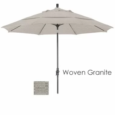 California Umbrella 11' Aluminum Market Umbrella Collar Tilt DV Bronze - Olefin