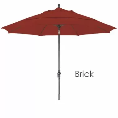 California Umbrella 11' Aluminum Market Umbrella Collar Tilt DV Bronze - Pacifica