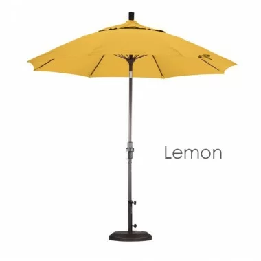 California Umbrella 9' Fiberglass Market Umbrella Collar Tilt Bronze - Olefin