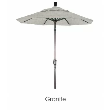 California Umbrella 6' Aluminum Market Umbrella Push Tilt Bronze - Sunbrella