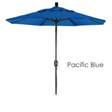 California Umbrella 7.5' Aluminum Market Umbrella Push Tilt Bronze - Olefin
