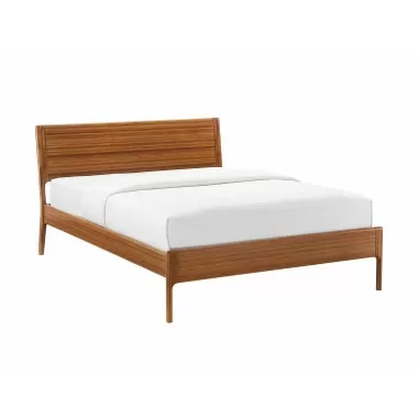 Greenington Ventura King Platform Bed - Amber - Angled View