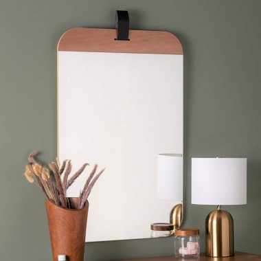 Heppner Rectangle Wall Mirror - Lifestyle
