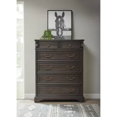 Hickory Creek 6 Drawer Chest- Lifestyle 1