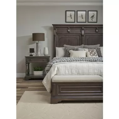 Hickory Creek California King Storage Bed- Lifestyle 1