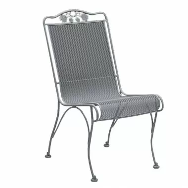 Woodard Briarwood High Back Dining Side Chair with Optional Seat Cushion
