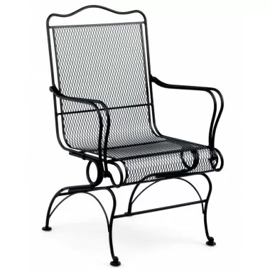 Woodard Tucson High-Back Coil Spring Chair