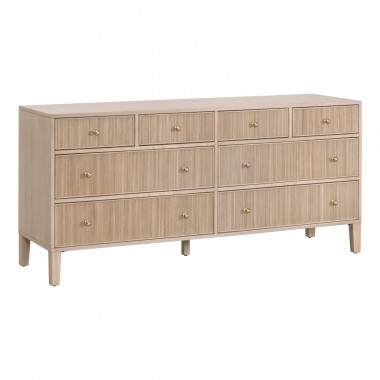 Essentials For Living Highland 8-Drawer Double Dresser - Front Side Angle