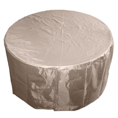 AZ Patio Heaters Round Fire Pit Cover - Front Top Angle