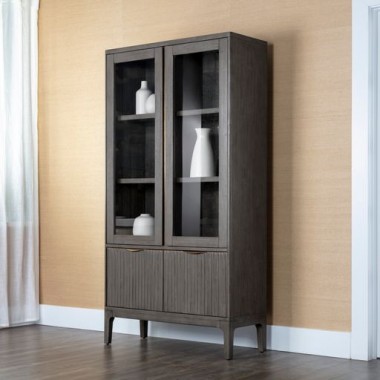 Sunpan Keldon Display Cabinet - Lifestyle