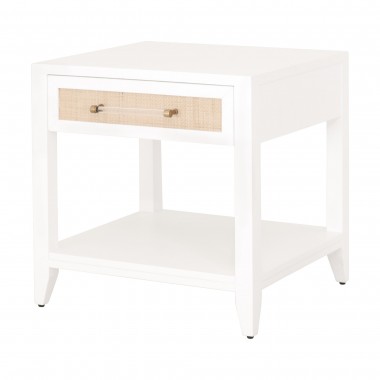 Essentials For Living Holland 1-Drawer Side Table - Front Side Angle
