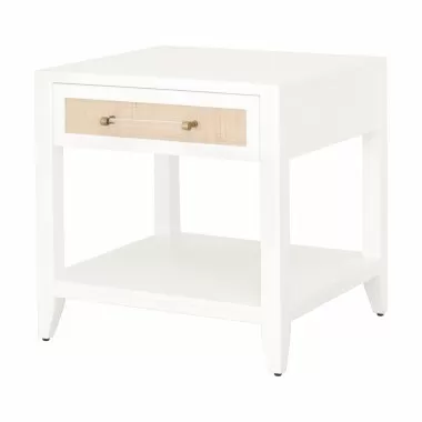 Essentials For Living Holland 1-Drawer Side Table - Front Side Angle