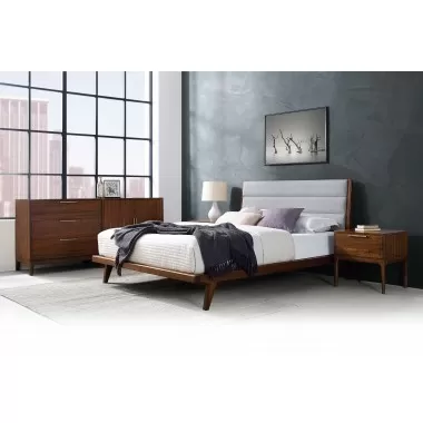 Greenington Mercury Upholstered Queen Platform Bed, Exotic - Lifestyle