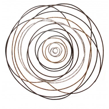 Moe's Home Collection Iron Braid Wall Decor - Front Angle