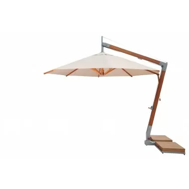 Levante 3.5m (11.5) Round Side Wind Bamboo Umbrella-1