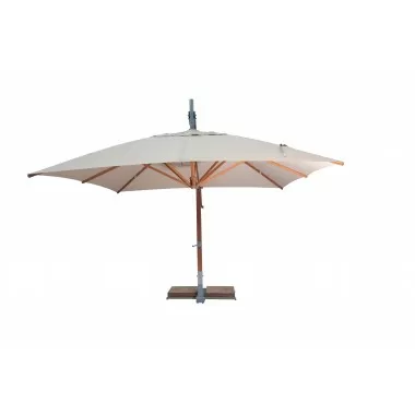Levante 3.0m (10) Square Side Wind Bamboo Cantilever Umbrella-1
