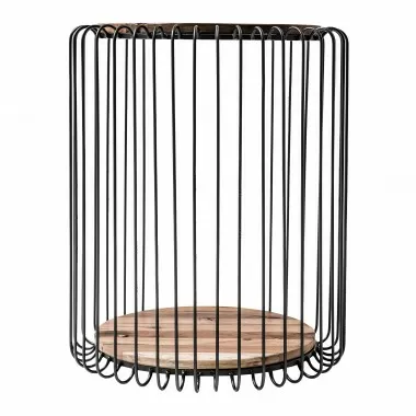 Nova Solo Barca Round Side Table - Front Angle