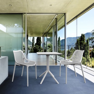 Air Bistro Set 3 Piece White - Lifestyle