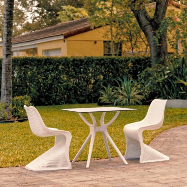 Compamia Bloom Dining Set with 2 Chairs White - Lifestyle