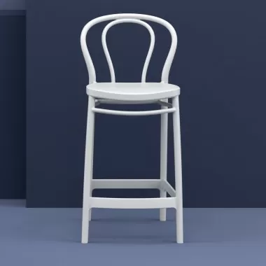 Victor Counter Stool White - Lifestyle