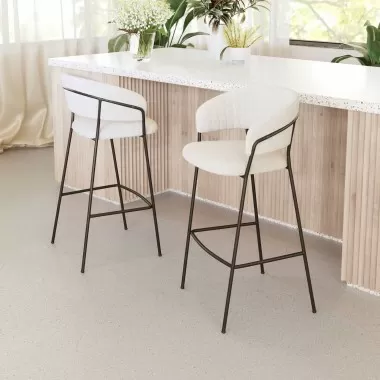 Josephine Barstool in Cream - Lifestyle