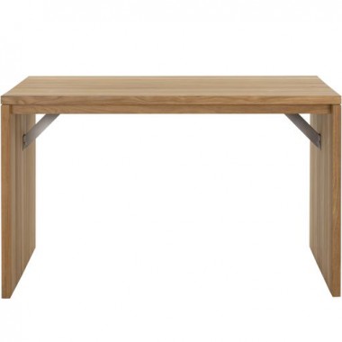 Sunpan Viga Counter Table Natural - Front Angle