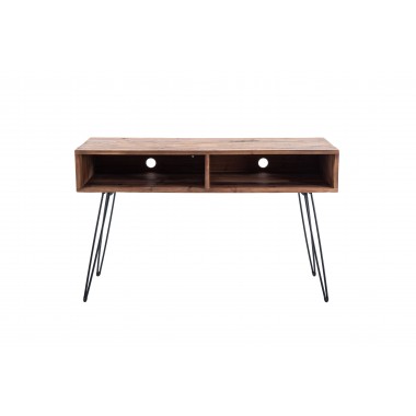 Crawford and Burke Monroe Reclaimed Wood 48" Media Console, Frontview