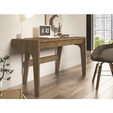 Casabianca BALTIMORE Office Desk In Walnut Melamine - Lifestyle