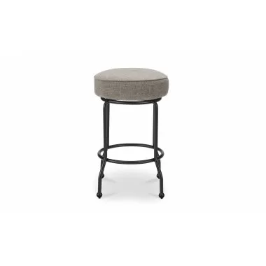 Kelsey Swivel Counter Stool Light Brown