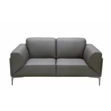 J&M Furniture King Leather Sofa Loveseat