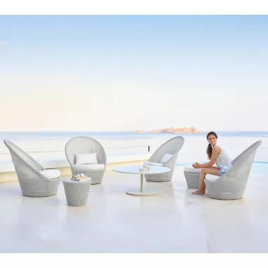 Cane-Line Kingston Sunchair W/Wheels