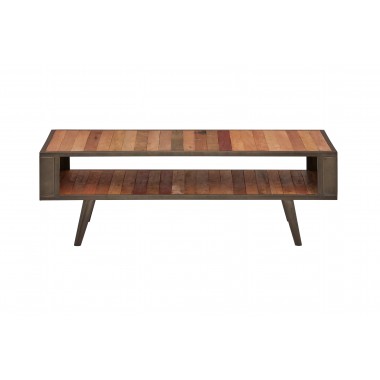 Nova Solo Coffee Table Open Shelf - Front Angled